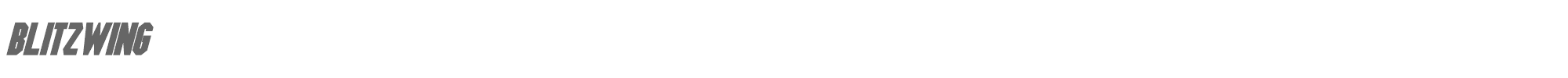 Blitzwing Blitzwing Bold Italic.otf font preview